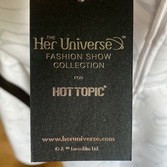 HER UNIVERSE FOR HOT TOPIC Star Wars STORMTROOPER GIRLS DRESS 3X NEW POCKETS - Picture 6 of 9